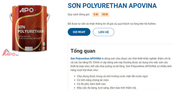 sơn polyurethane là gì 